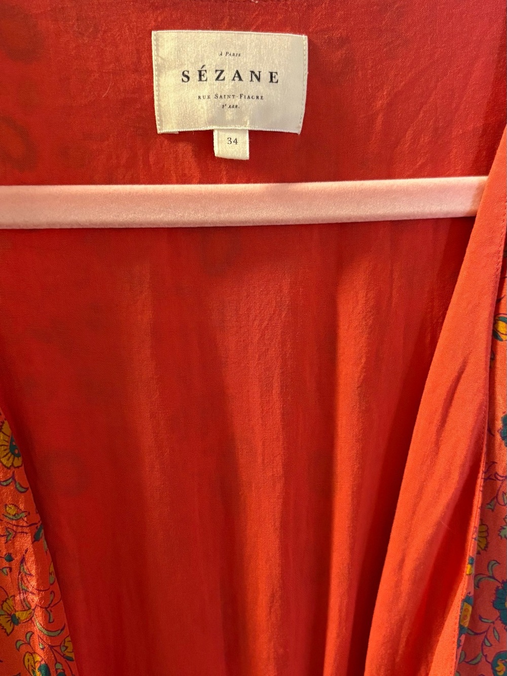 Sezane Sollie Dress - Vintage print - Picture 4 of 4